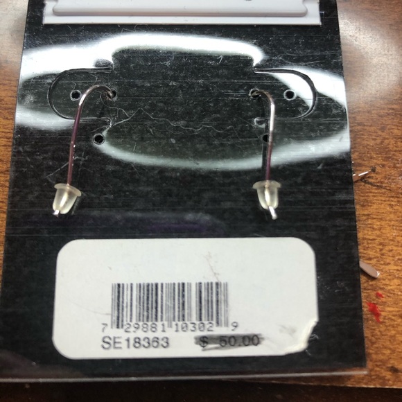 Sterling Silver Dangling Earrings - Picture 2 of 2